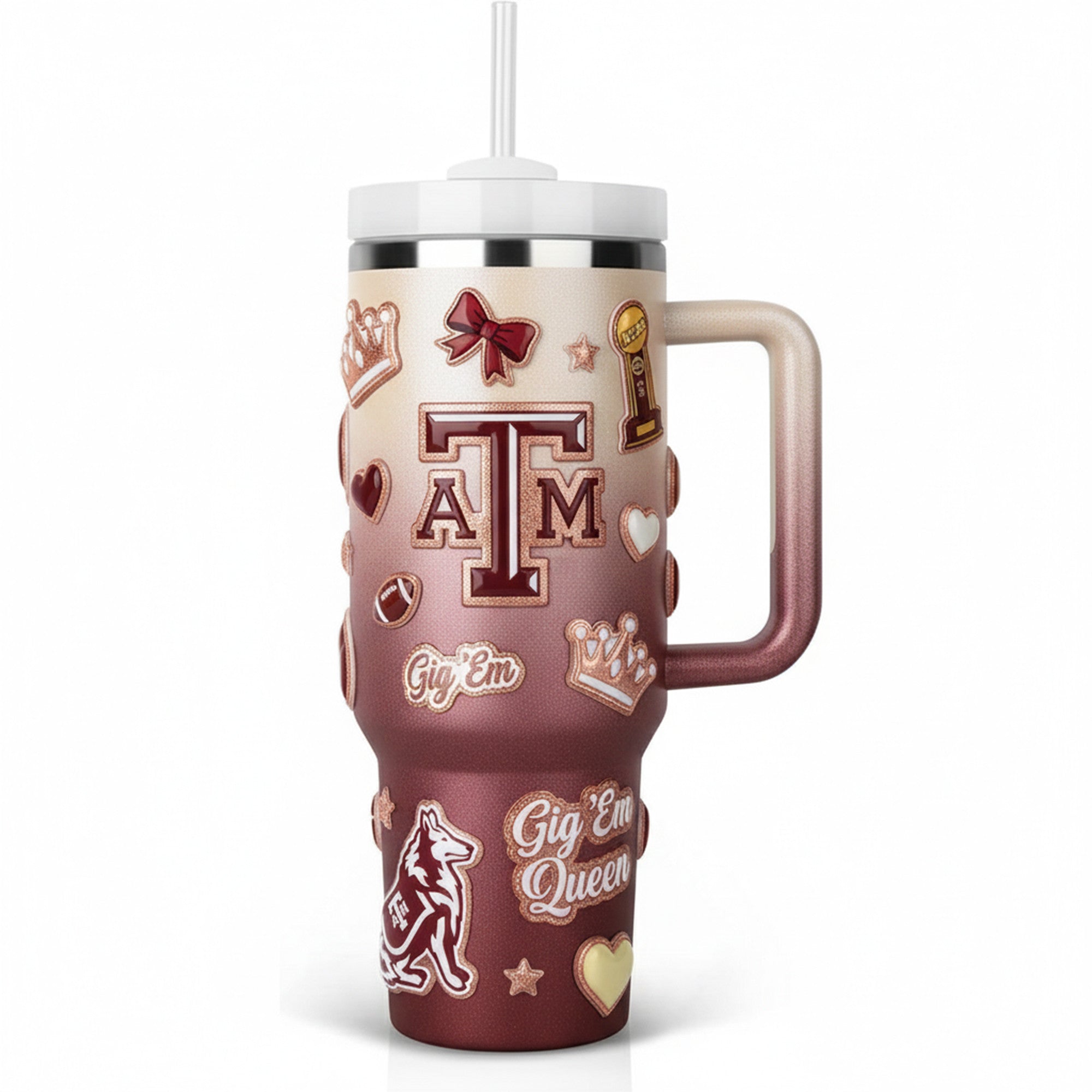 TAMA 40oz Tumbler With Handle LNTH