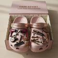 PREMIUM Hair Stylist CLOGS WITH CHARMS LNTH