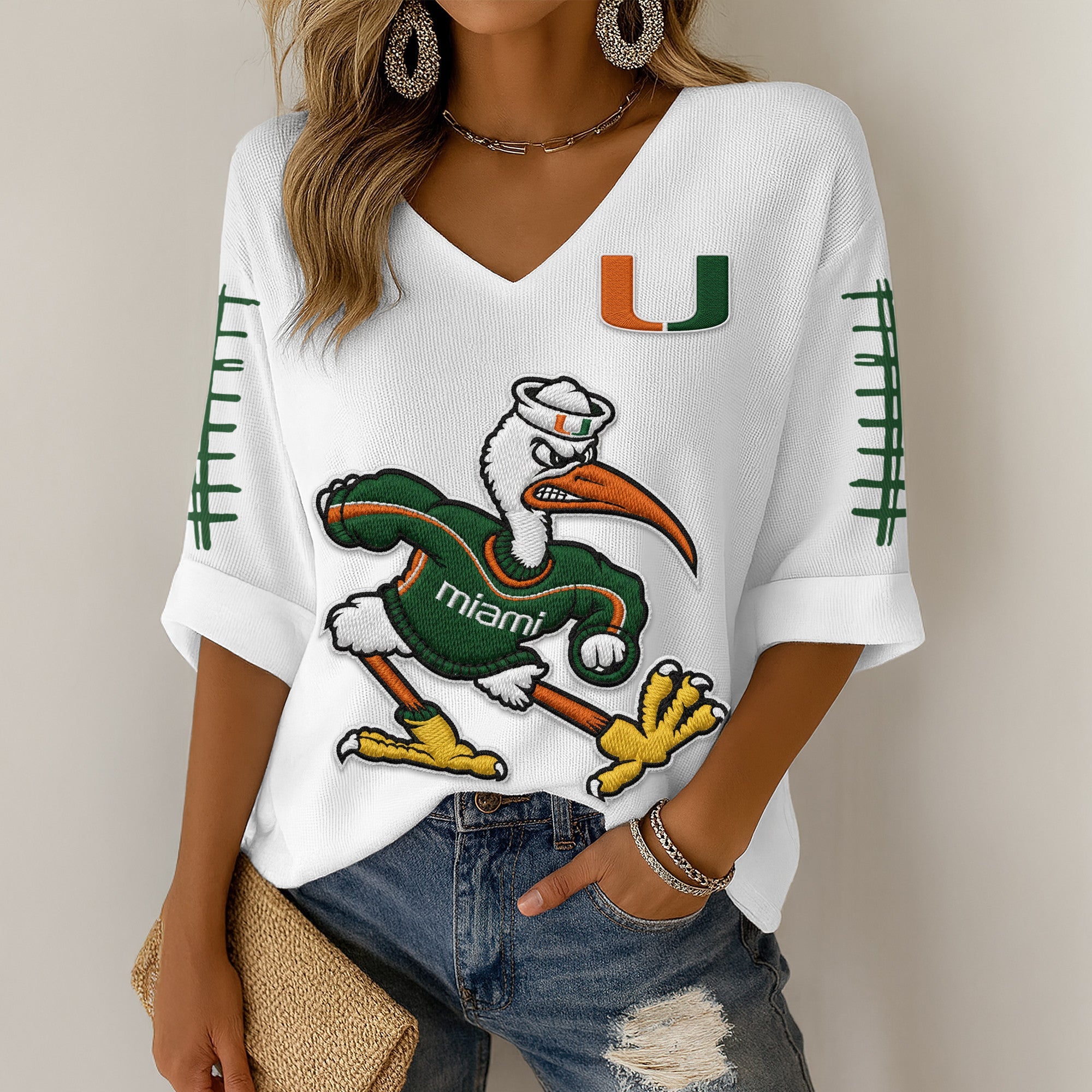 MHC V-neck Long Sleeve Shirt DAT