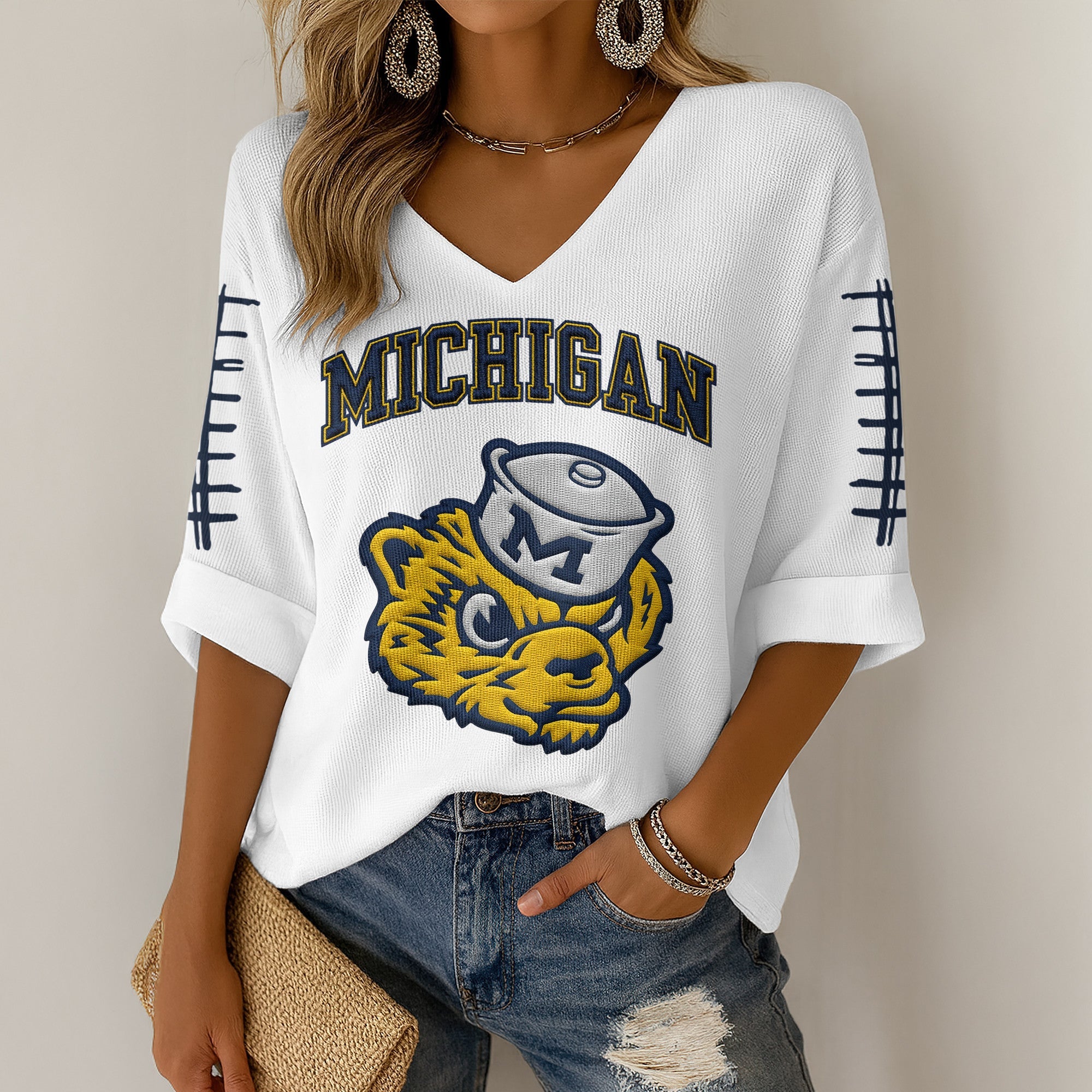 MWR V-neck Long Sleeve Shirt DAT
