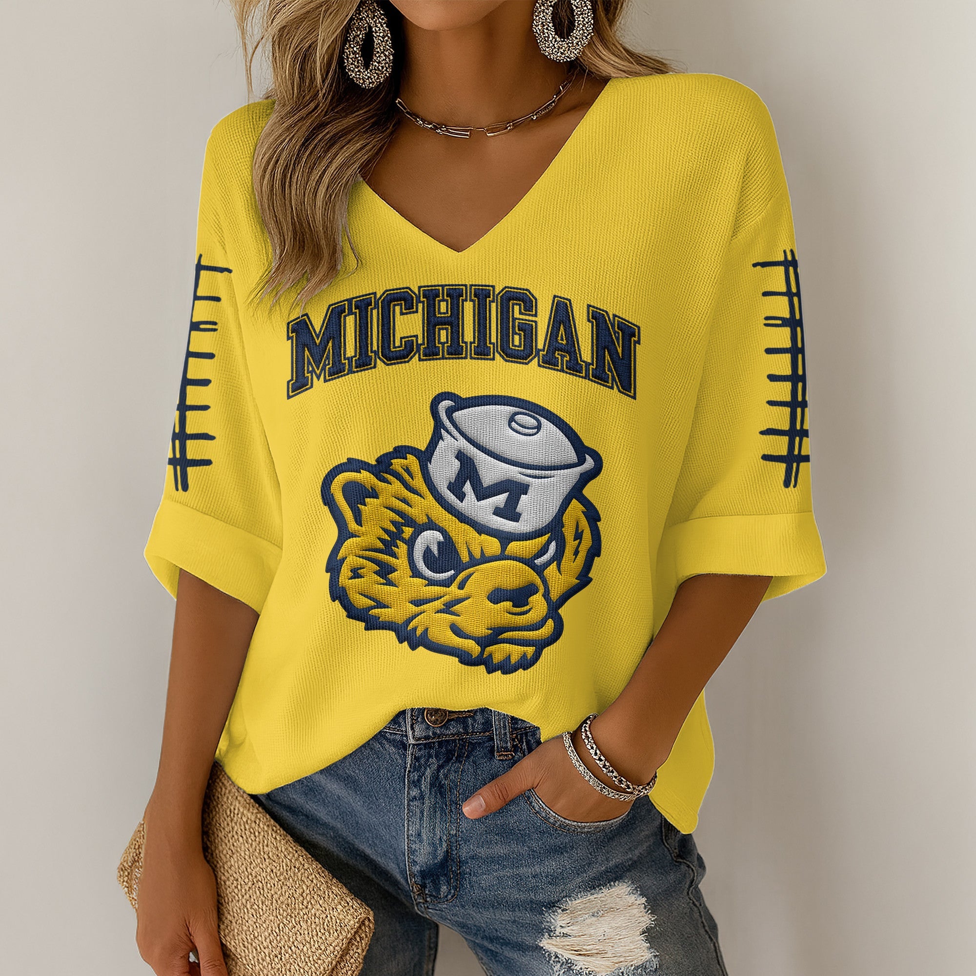 MWR V-neck Long Sleeve Shirt DAT