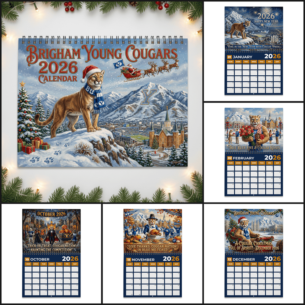 PREMIUM BYU 2026 CALENDAR LNTH