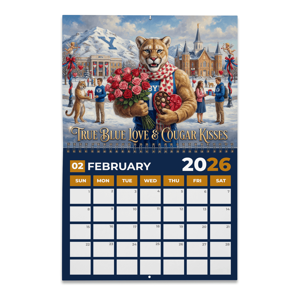 PREMIUM BYU 2026 CALENDAR LNTH