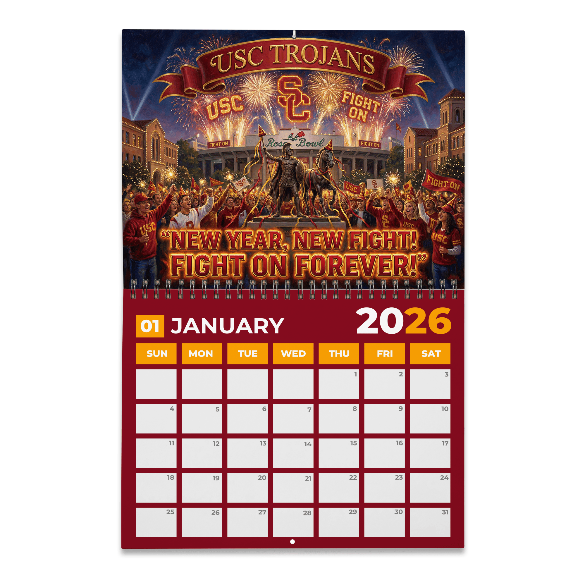 PREMIUM USC 2026 CALENDAR LNTH