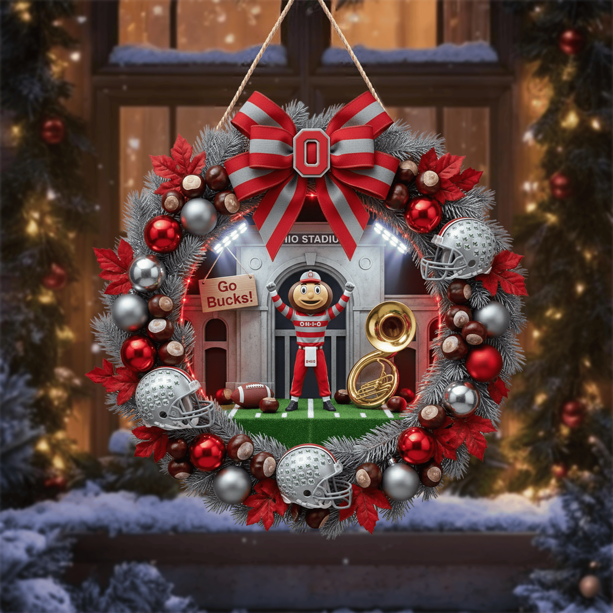 OSB Decorative Wreath LNTH
