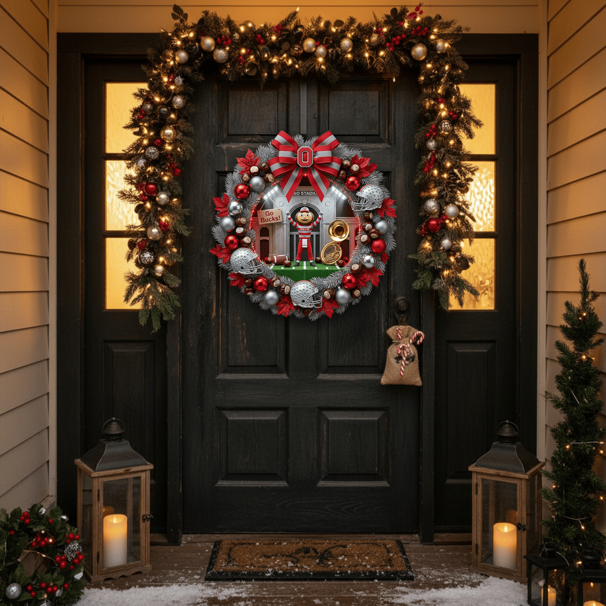 OSB Decorative Wreath LNTH