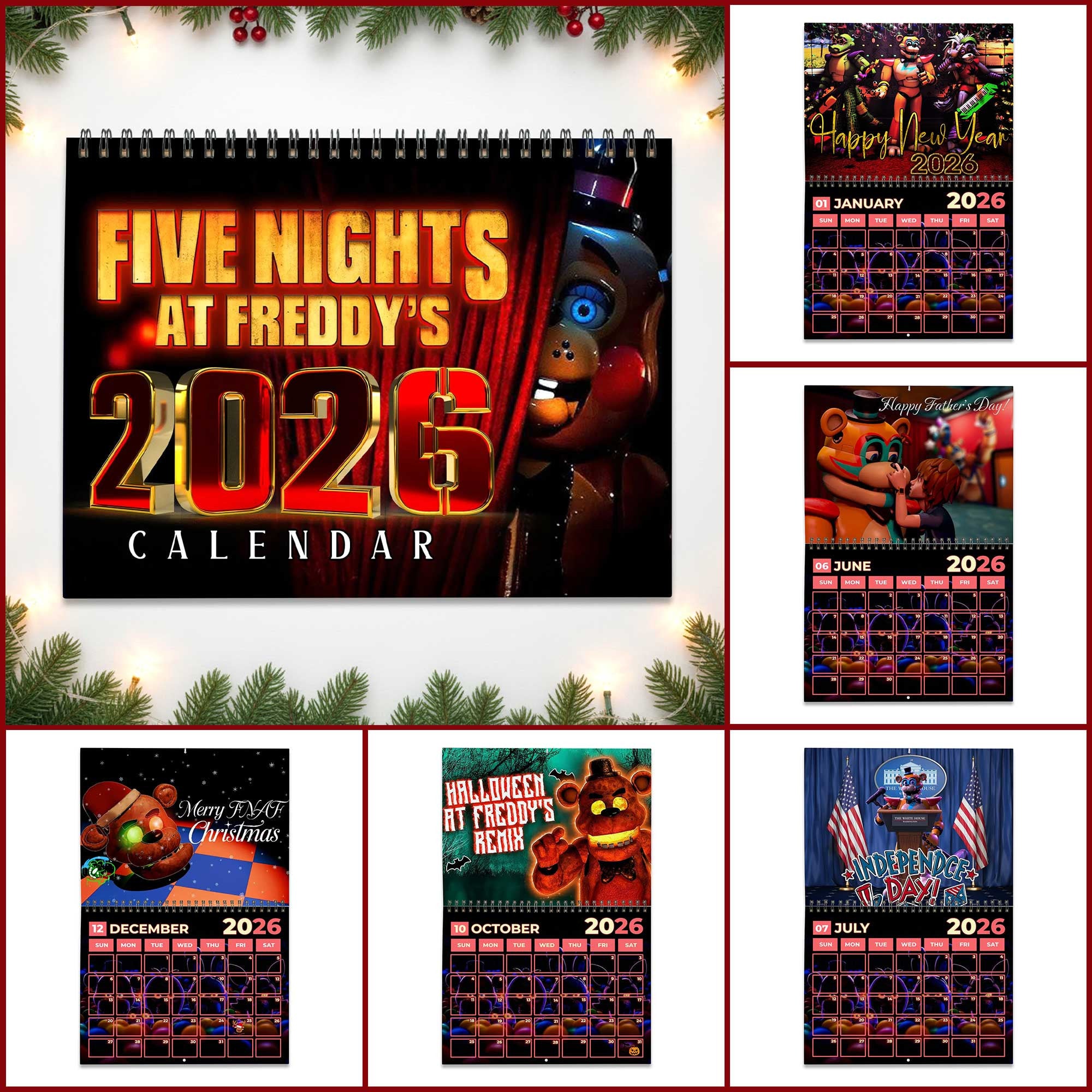 PREMIUM 5NAF 2026 CALENDAR TNSM