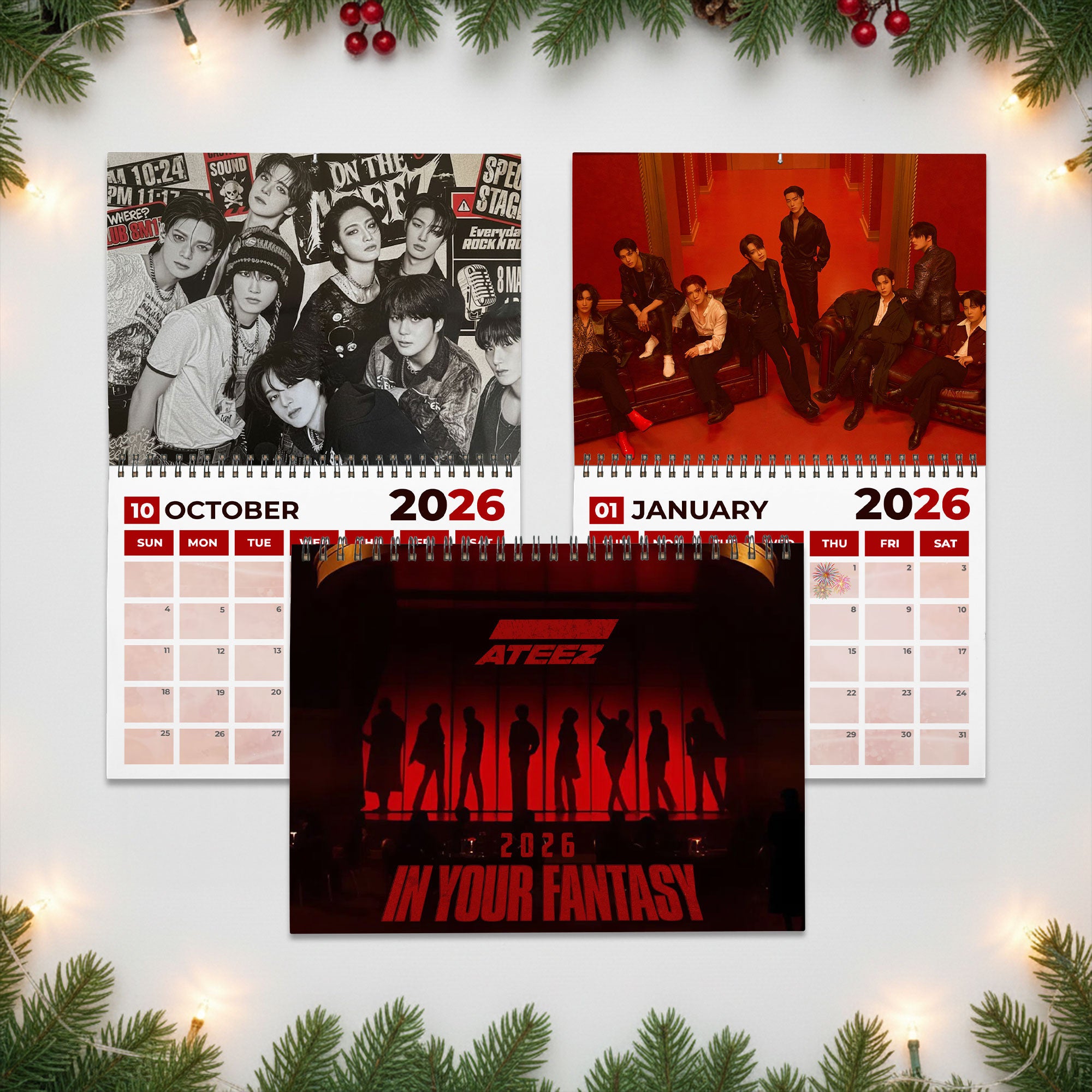 PREMIUM ATEEZ 2026 CALENDAR DAT