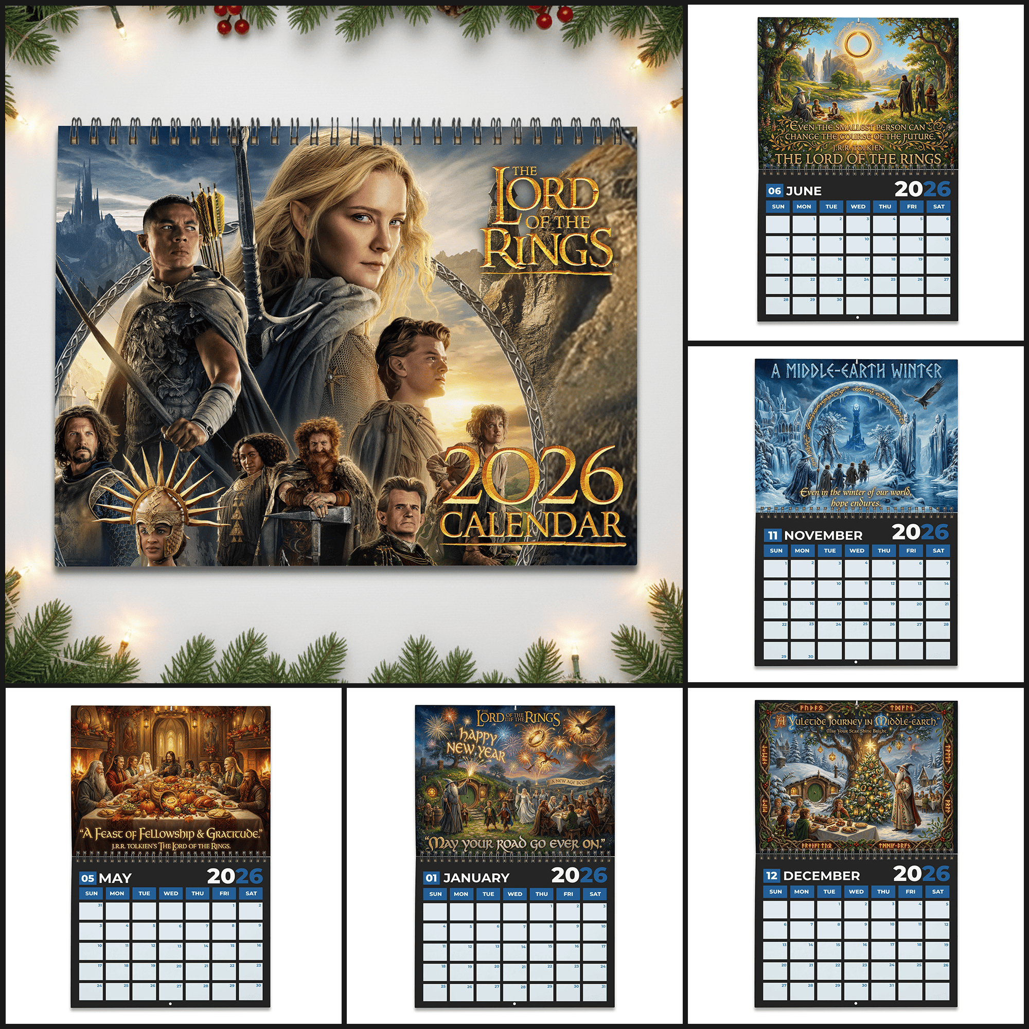 PREMIUM LOTR 2026 CALENDAR DAT