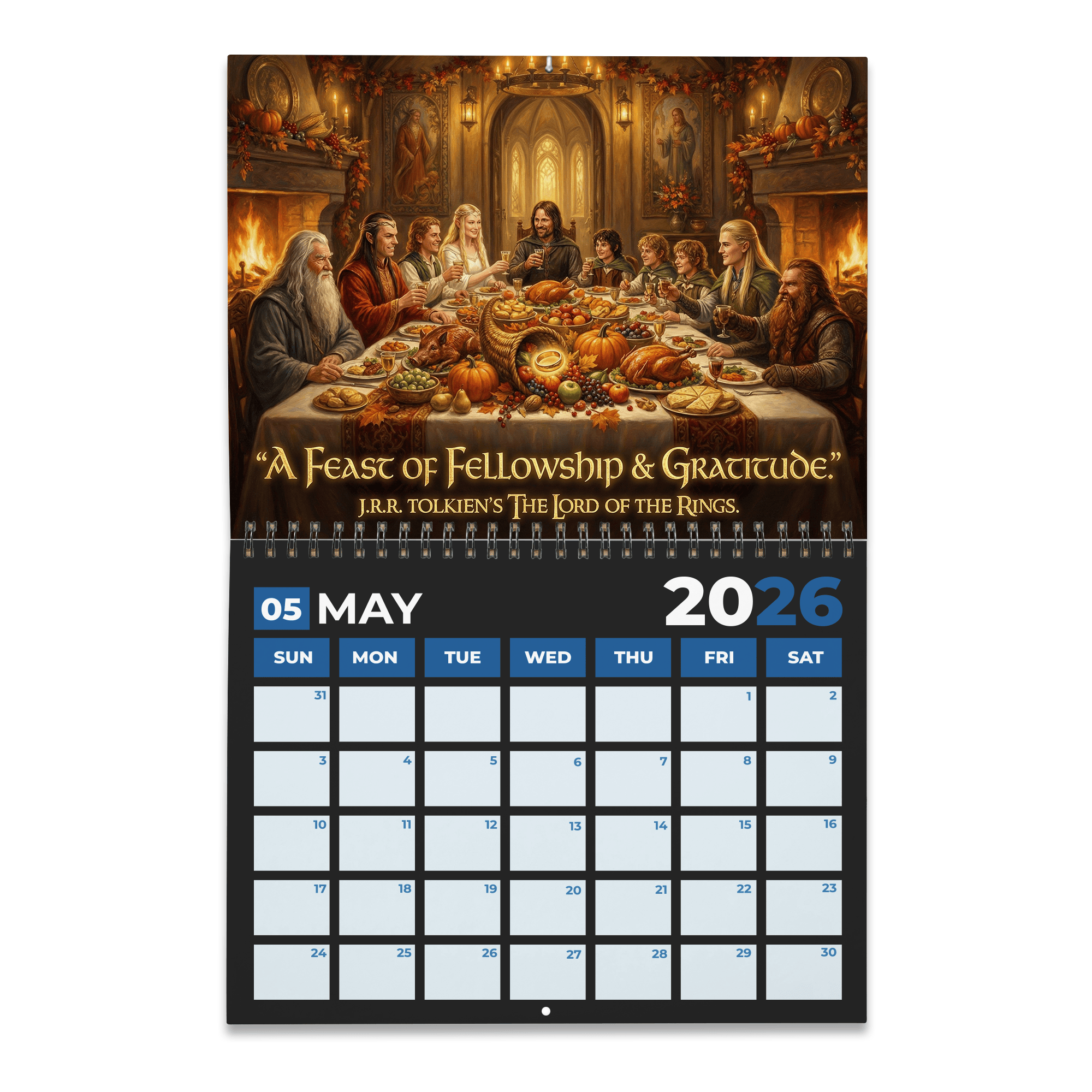 PREMIUM LOTR 2026 CALENDAR DAT