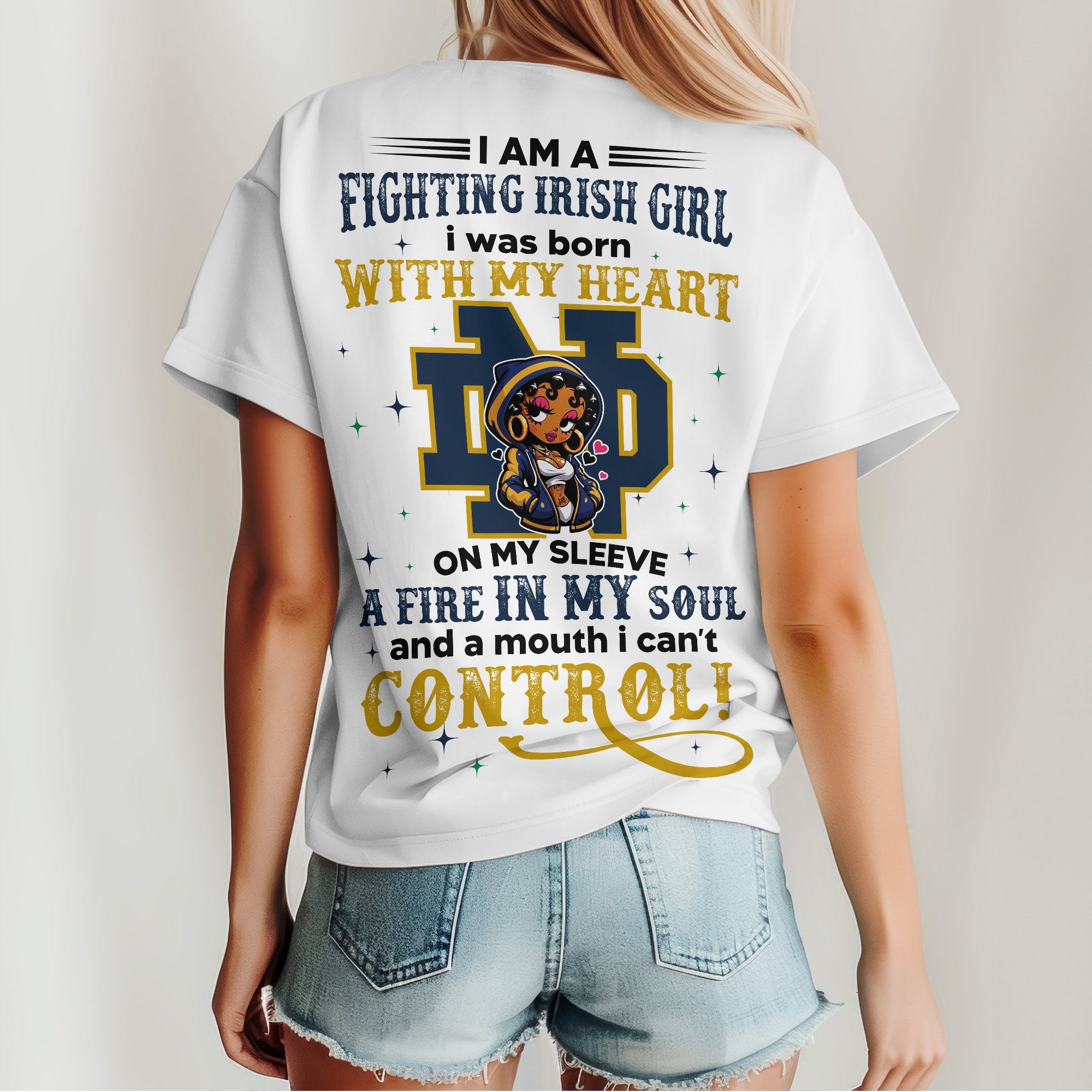 PREMIUM NDFI GIRL FAN 3D SHIRT TNSM