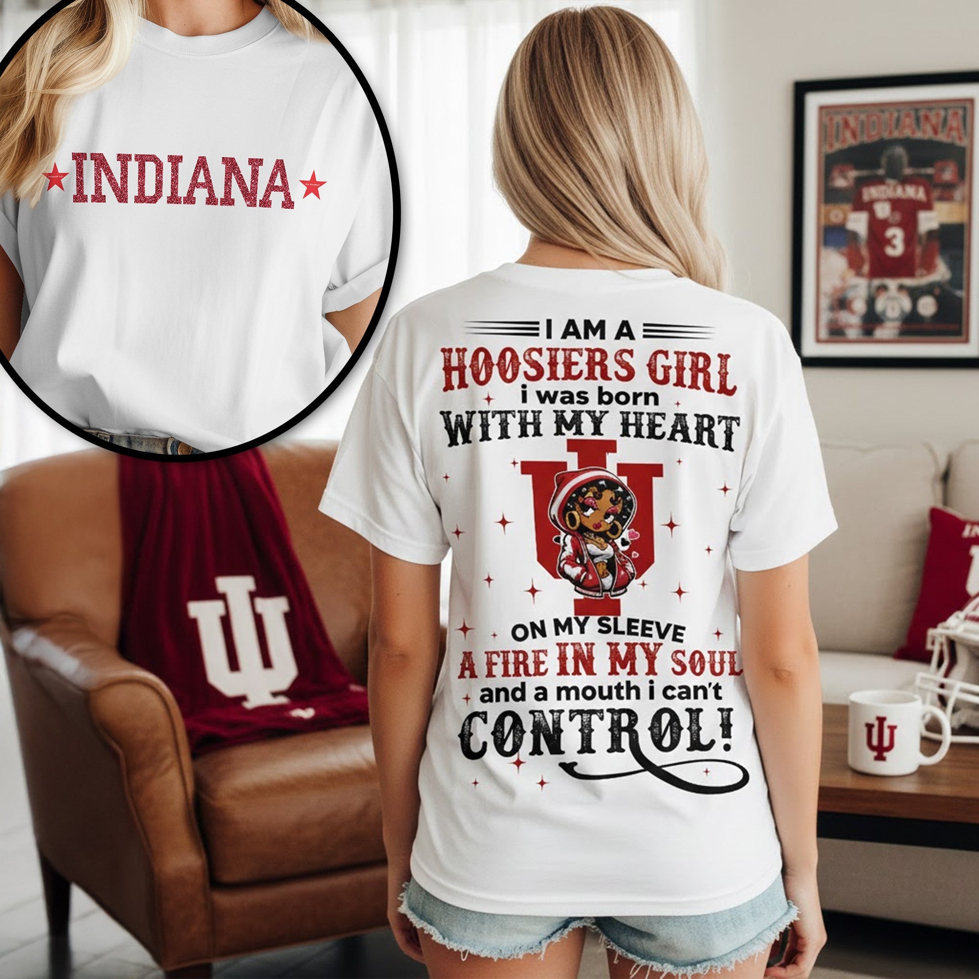 PREMIUM IDH GIRL FAN 3D SHIRT TNSM
