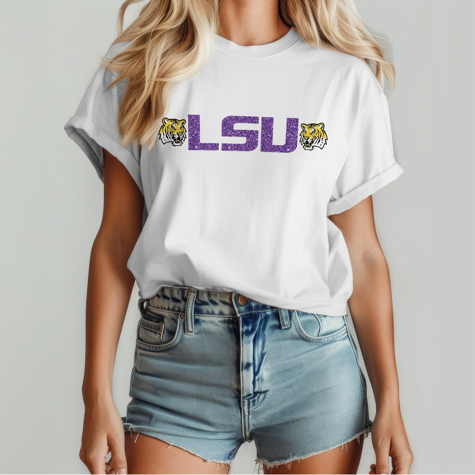 PREMIUM LSU GIRL FAN 3D SHIRT TNSM