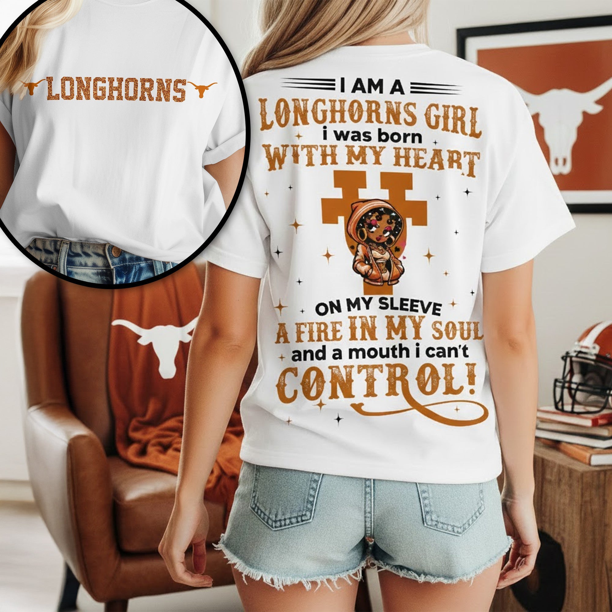 PREMIUM TLH GIRL FAN 3D SHIRT TNSM