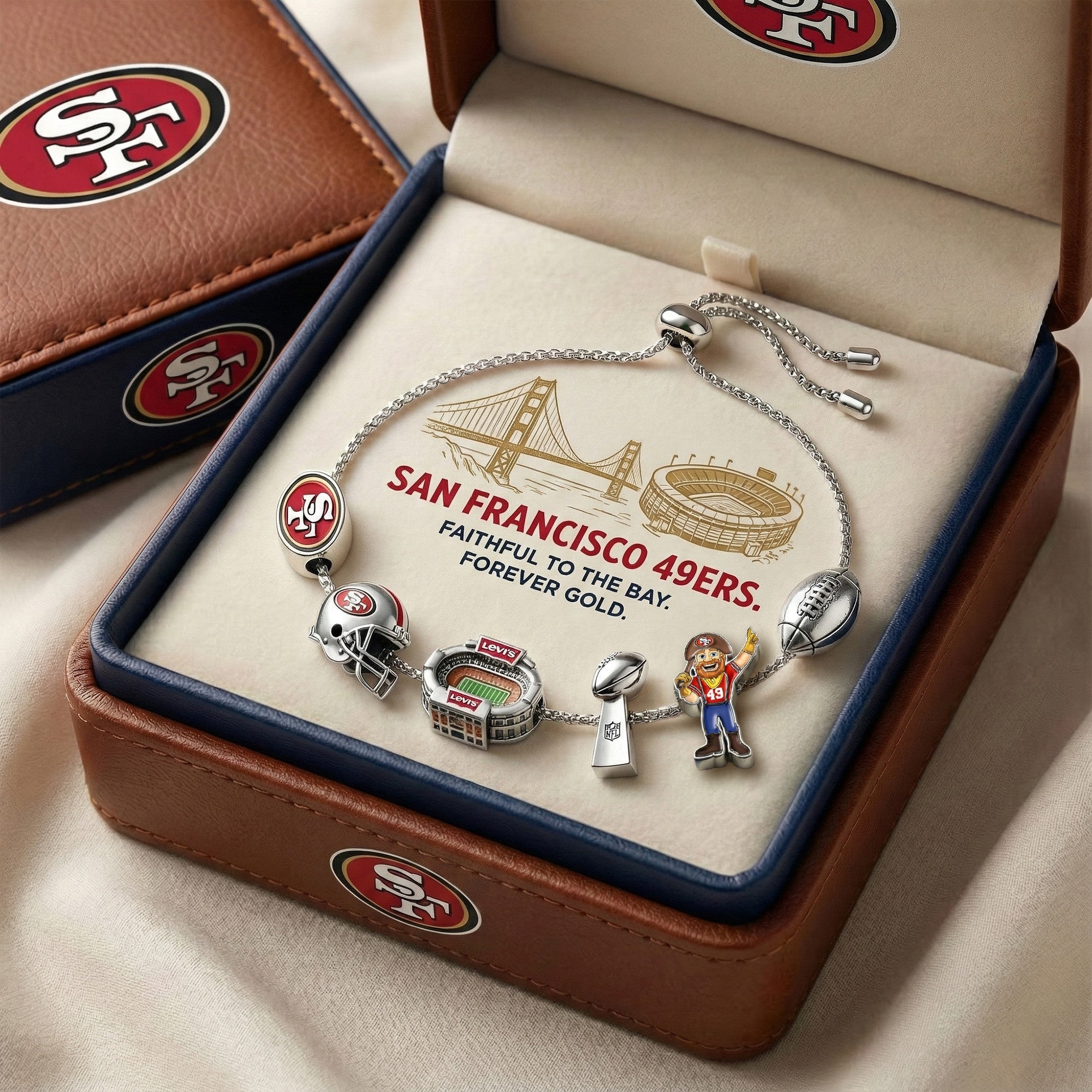 SF49 Adjustable Charm Bracelet HTTT