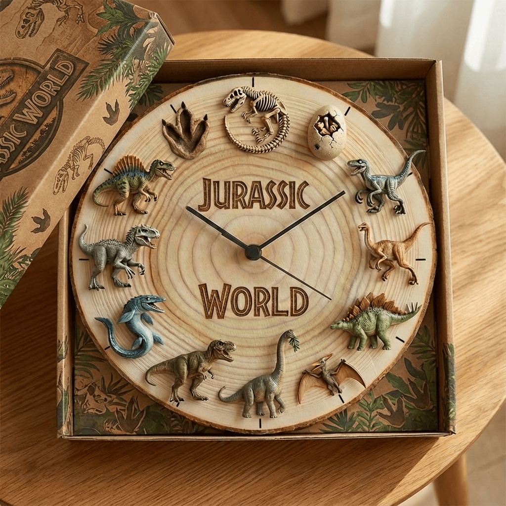 JRSW Wooden Wall Clock HTTT