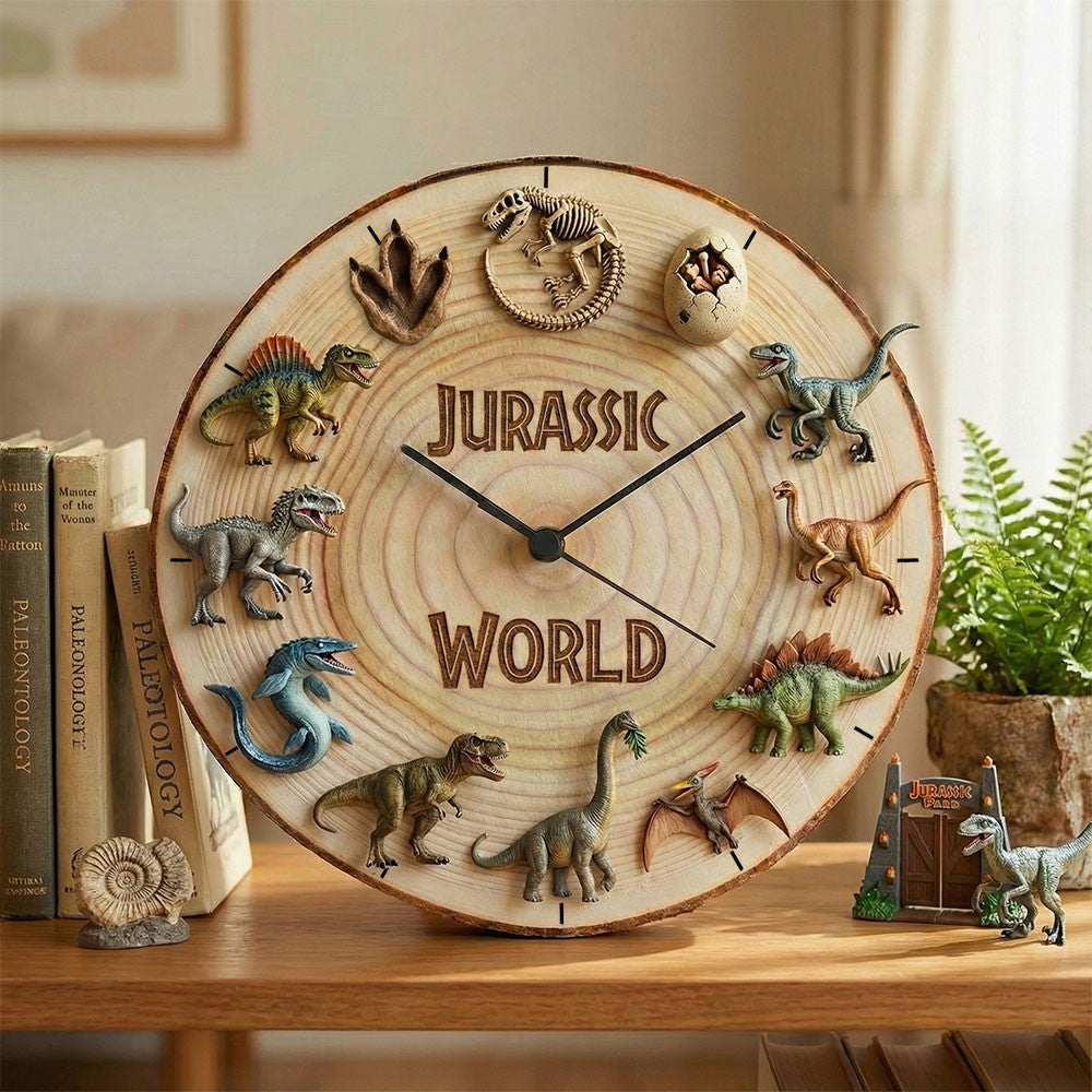 JRSW Wooden Wall Clock HTTT