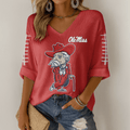 OMR V-neck Long Sleeve Shirt DAT