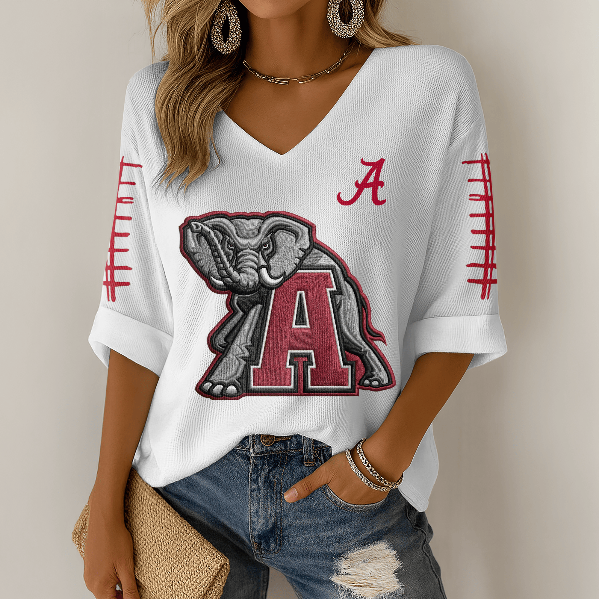 ACT V-neck Long Sleeve Shirt DAT