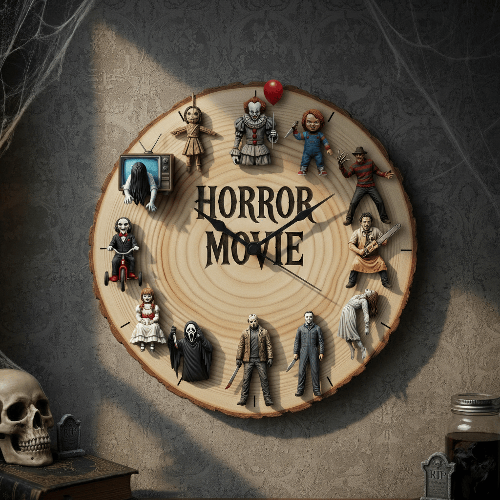Premium HRR Wooden Wall Clock HTTT