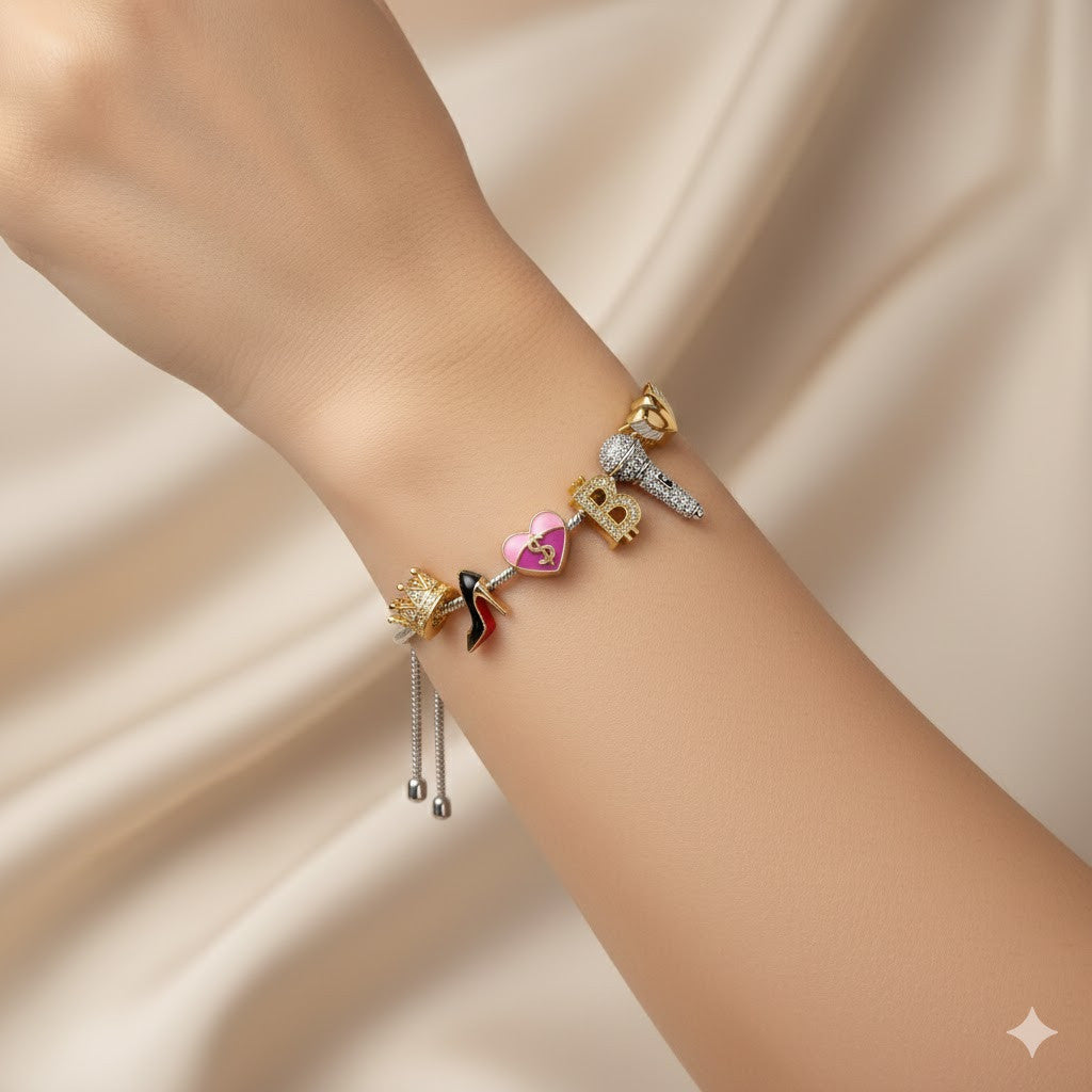 CDB Adjustable Charm Bracelet PDL