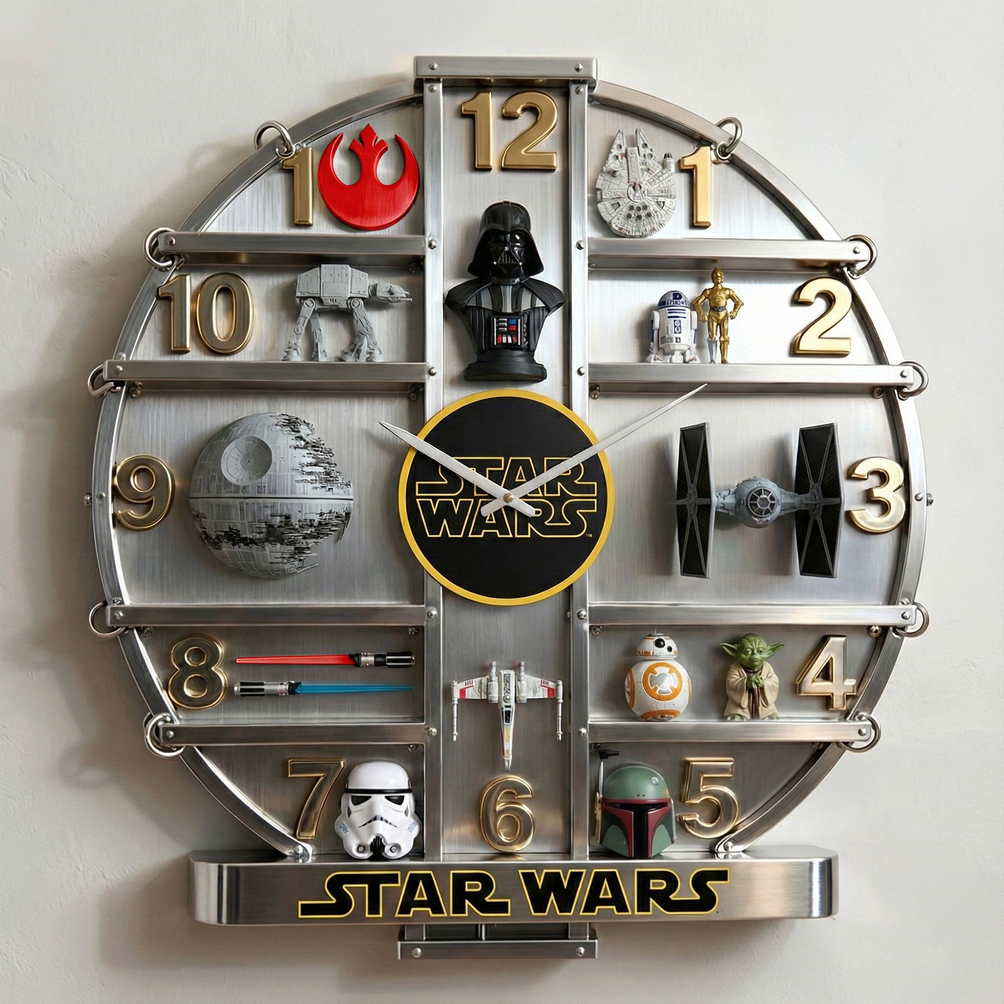 PREMIUM STW Home Decorative Acrylic Wall Clock HTTT
