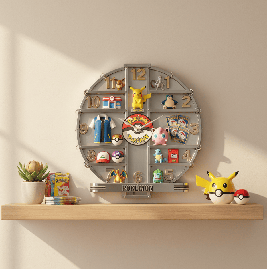 PREMIUM PKM Home Decorative Acrylic Wall Clock HTTT