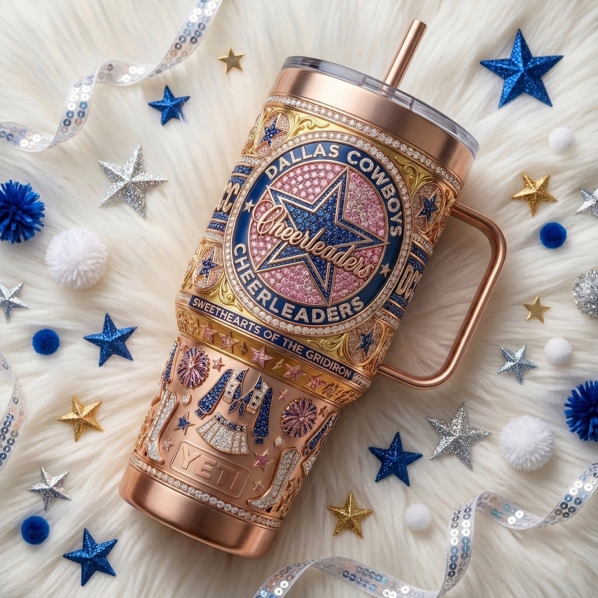 DLCB 40oz Tumbler With Handle LNTH